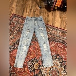 Wild fable distressed ripped jeans